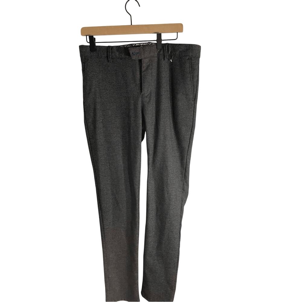 Haight & Ashbury Wool Grey Men's Tweed Trousers Workwear Preppy Minimalist